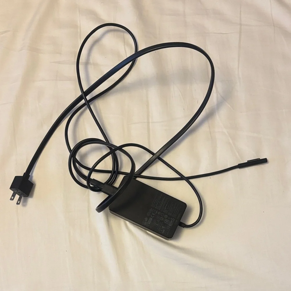Microsoft Surface Black Power Cable Charger